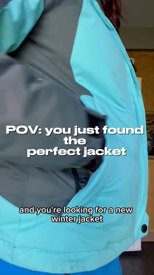 A winter jacket product video that puts its features in a snow-sport setting.